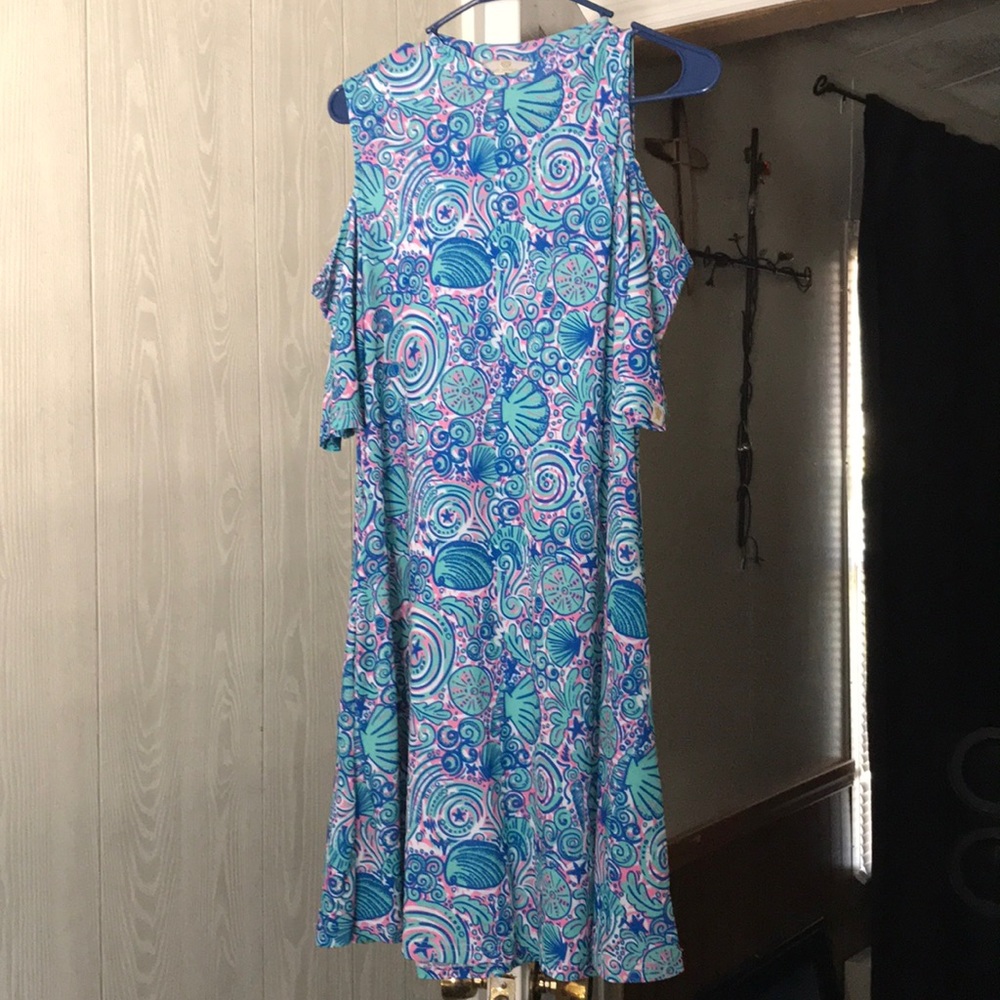Cold shoulder dress